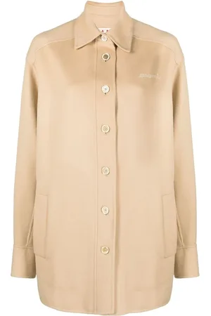 Marni Logo-embroidered shirt jacket