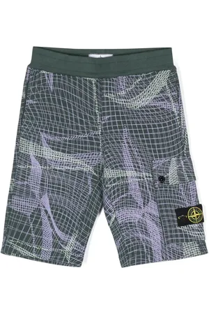 Stone Island Logo-patch track shorts