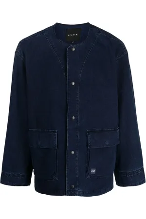 AGNÈS B. Collarless button-up jacket