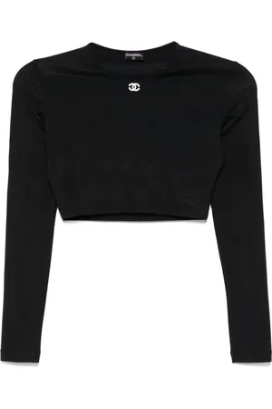 CHANEL 1990-2000s cropped top