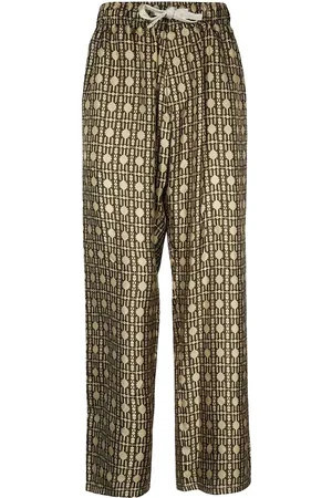 Palm Angels Silk pajama pants