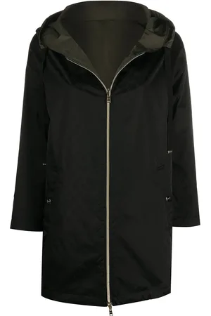 HERNO Jacquard hooded coat