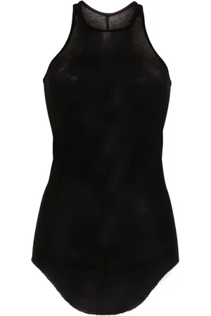 Rick Owens Fine ribbed tank top