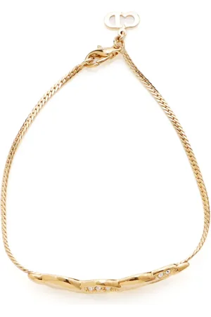 Dior Rhinestone-embellished snake bracelet