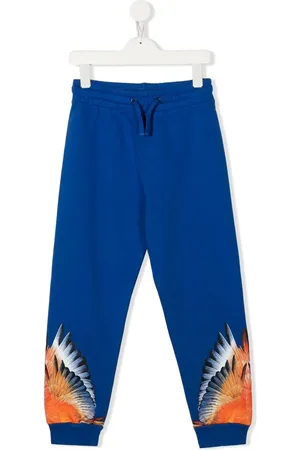 MARCELO BURLON Wings-print track pants