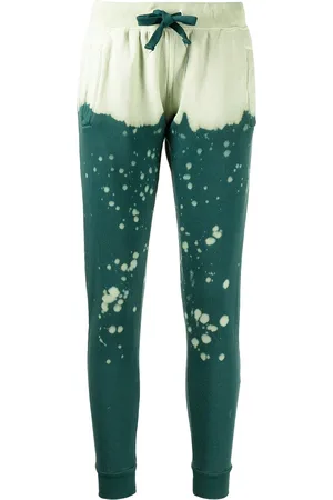 LA DETRESSE The King abstract-print track trousers