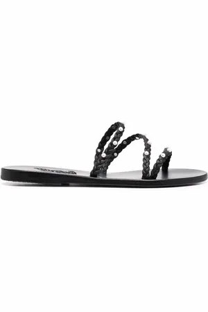 Ancient Greek Sandals Ekaterini pearl-embellished sandals