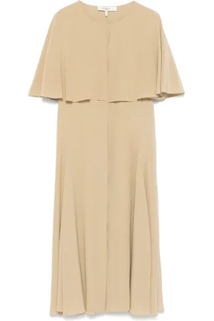 Chloé Cape-design midi dress