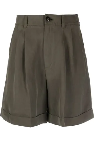 Woolrich Pleated turn-up shorts