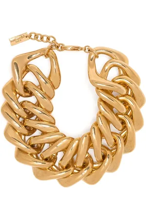 Saint Laurent Curb-chain chunky bracelet