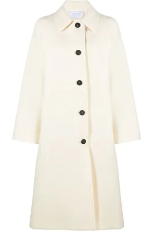 Harris Wharf London Balmacaan boiled-wool coat