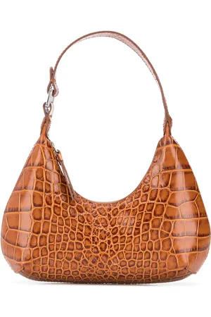 By Far Crocodile-effect shoulder bag
