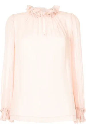 SHIATZY CHEN Frilled long-sleeve blouse