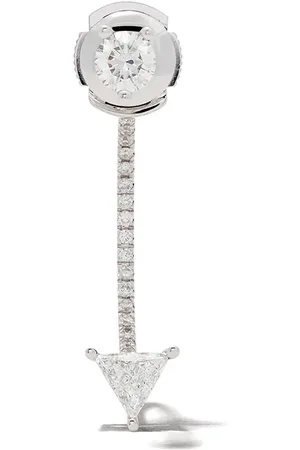 DELFINA DELETTREZ 18kt white gold and diamond Dots earring