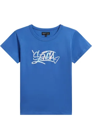 AGNÈS B. Slogan-print cotton T-shirt