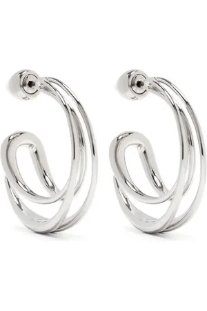MUGLER Cut-out hoop earrings
