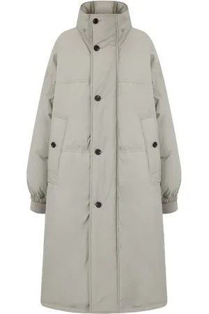 Studio Tomboy Detachable-hood puffer coat