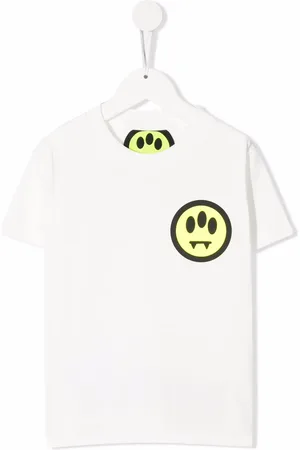 BARROW Smile-print short-sleeve T-shirt