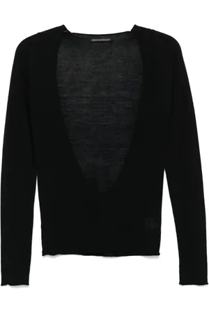 YOHJI YAMAMOTO 2010s fine-knit top