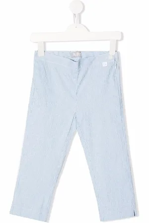 Il gufo Gingham-check print trousers