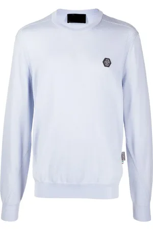 Philipp Plein Logo patch merino wool jumper