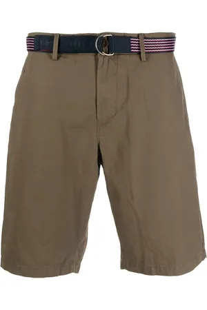 Tommy Hilfiger Belted cotton shorts