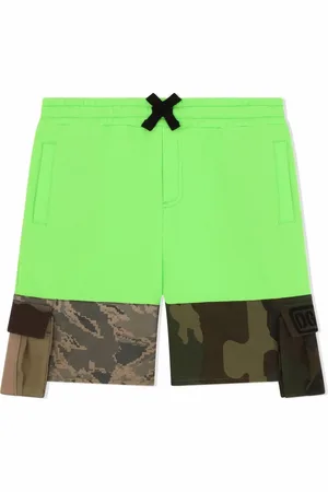 Dolce & Gabbana Camouflage patchwork shorts