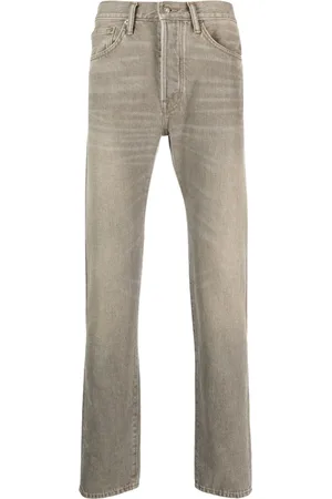 Tom Ford Logo-patch slim-fit jeans