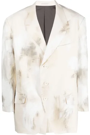 YOHJI YAMAMOTO Abstract-print jacket