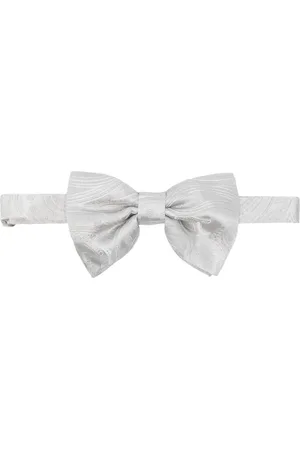 TAGLIATORE Paisley-jacquard bow tie