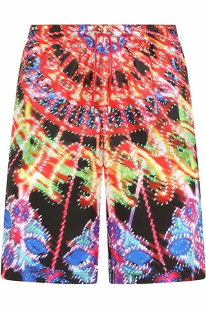 Dolce & Gabbana Graphic-print swim shorts