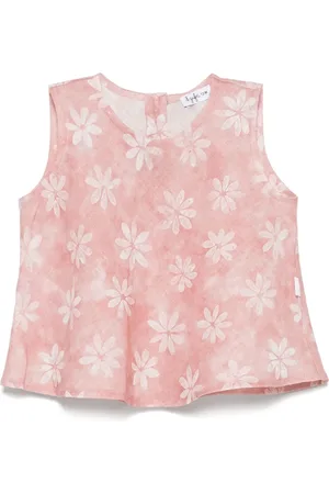 Il gufo Floral-print top