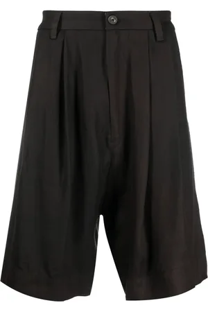 ZIGGY CHEN Drop-crotch wide-leg shorts
