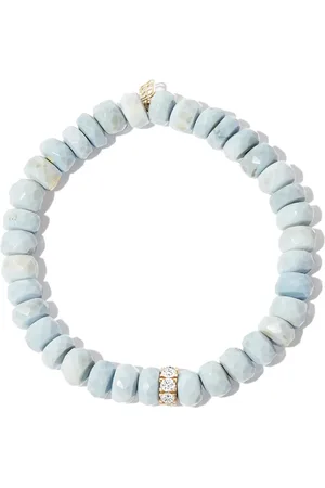 Sydney Evan 14kt yellow opal and diamond bracelet