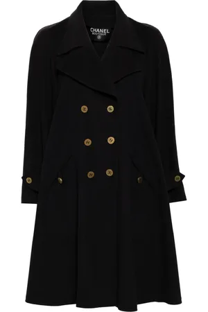 CHANEL Double-breasted wool coat
