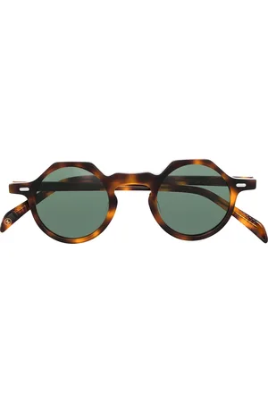 LESCA Yoga round-frame sunglasses