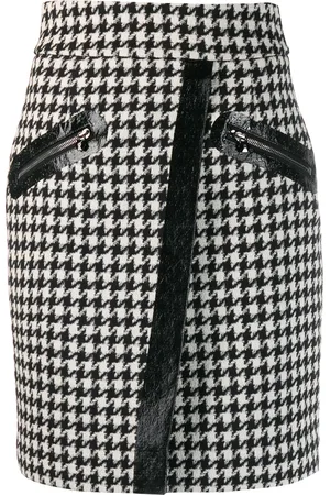 Philipp Plein Houndstooth short skirt