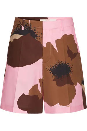 VALENTINO GARAVANI Flower Portrait-print bermuda shorts