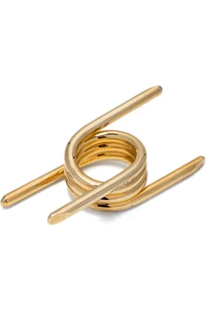AMBUSH Plated wrap-around ring