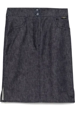 CHANEL 1999 denim skirt