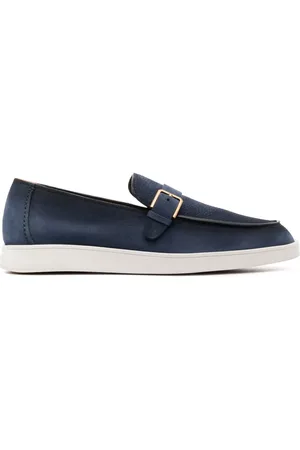 santoni Dread square-toe monk shoes