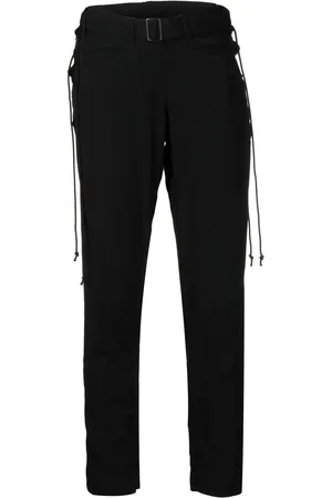 YOHJI YAMAMOTO Belted skinny wool trousers