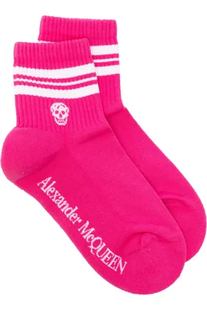 Alexander McQueen Skull-intarsia ankle socks