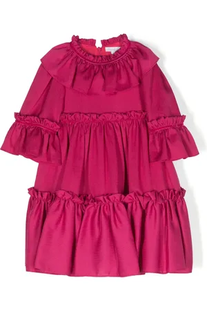 PATACHOU Ruffle-detailing A-line dress