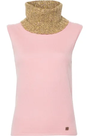 CHANEL 2001 cashmere sweater vest