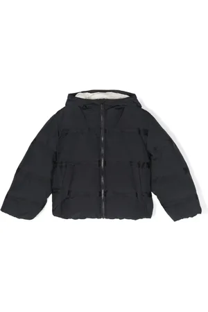 Emporio Armani Logo-jacquard puffer jacket