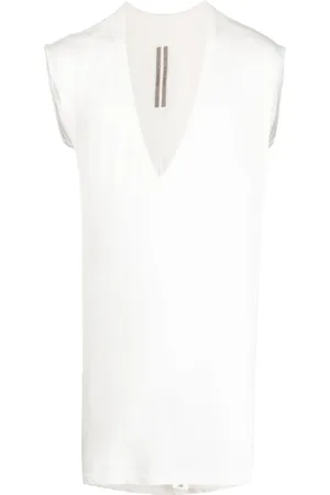 Rick Owens Semi-sheer cotton tank top