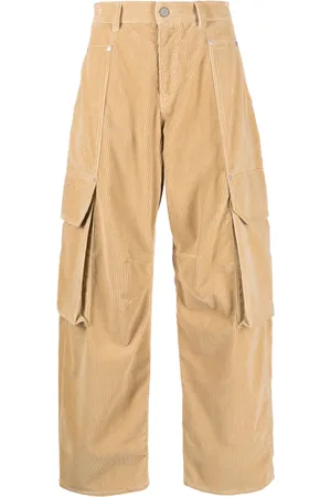 Palm Angels Corduroy cotton cargo trousers