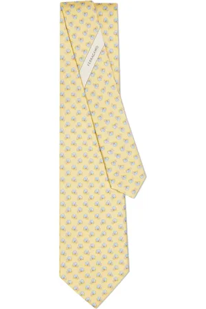 Salvatore Ferragamo Football-print silk tie