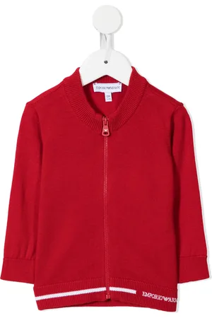 Emporio Armani Zip-up knitted cardigan